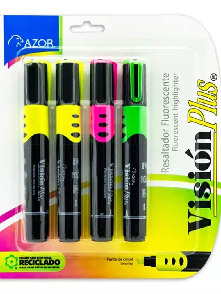 Resaltador de texto Vision Plus cincel 6 1