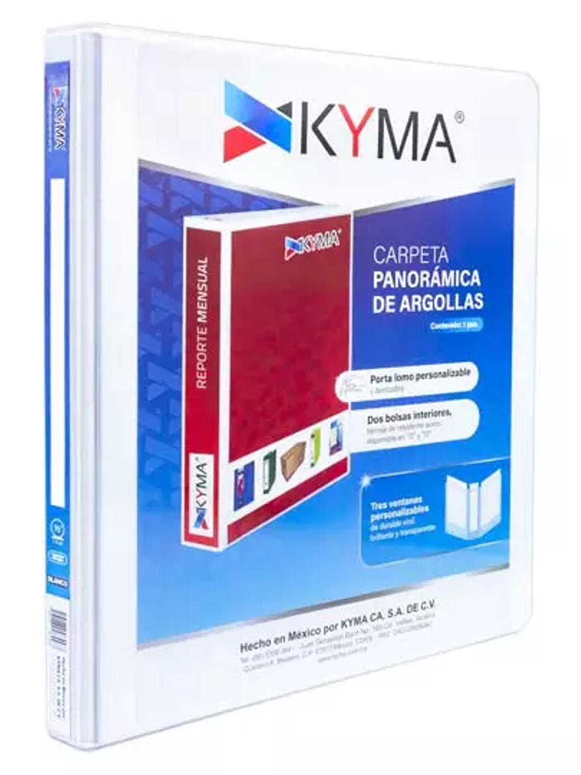 Carpeta panorámica KYMA carta blanca her 1
