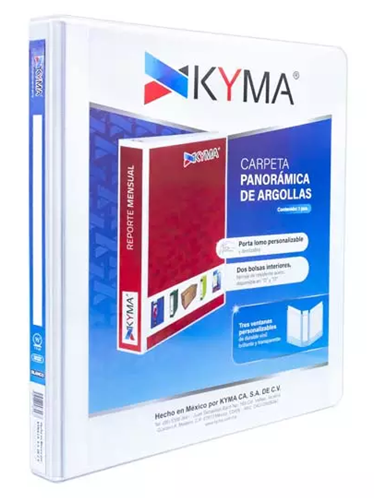 Carpeta panorámica KYMA carta blanca her 1