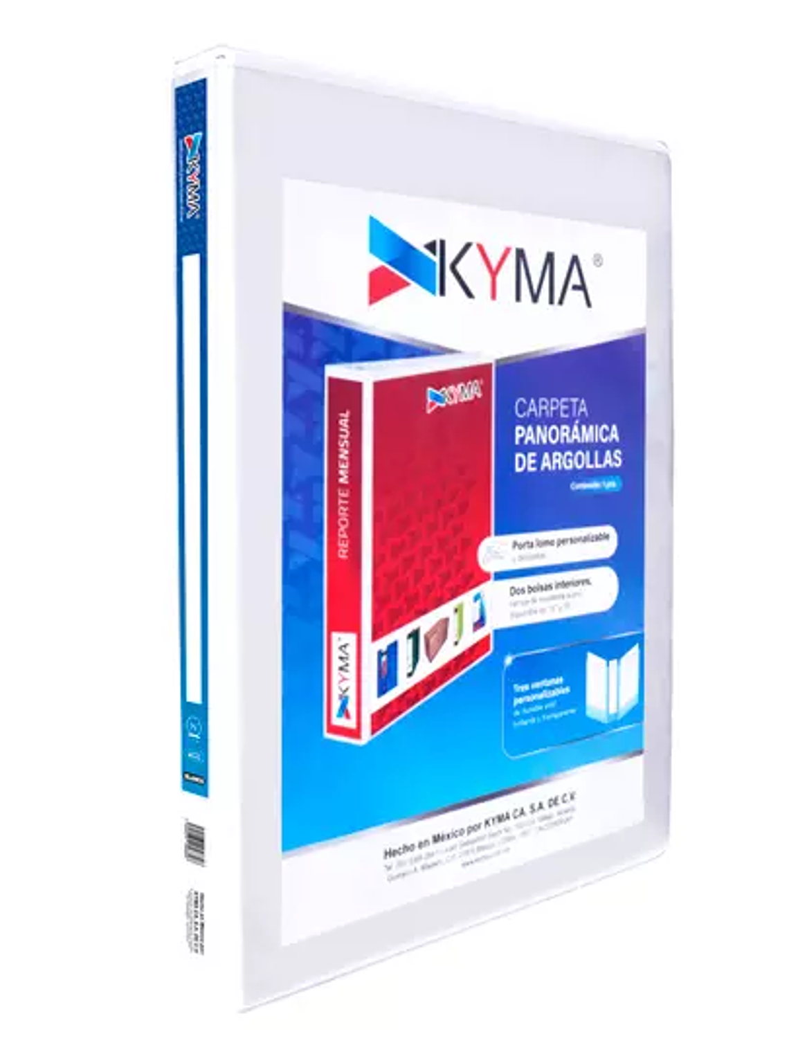 CARPETA PANORÁMICA KYMA OFICIO BLANCA HE 1