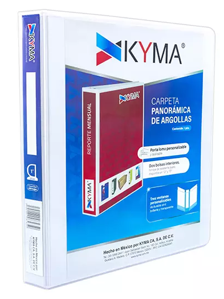 Carpeta panorámica KYMA carta blanca her 1