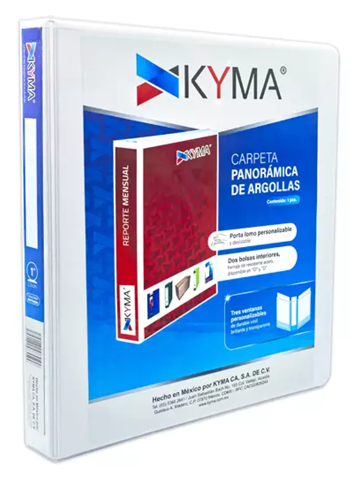 Carpeta panorámica KYMA carta blanca her 1