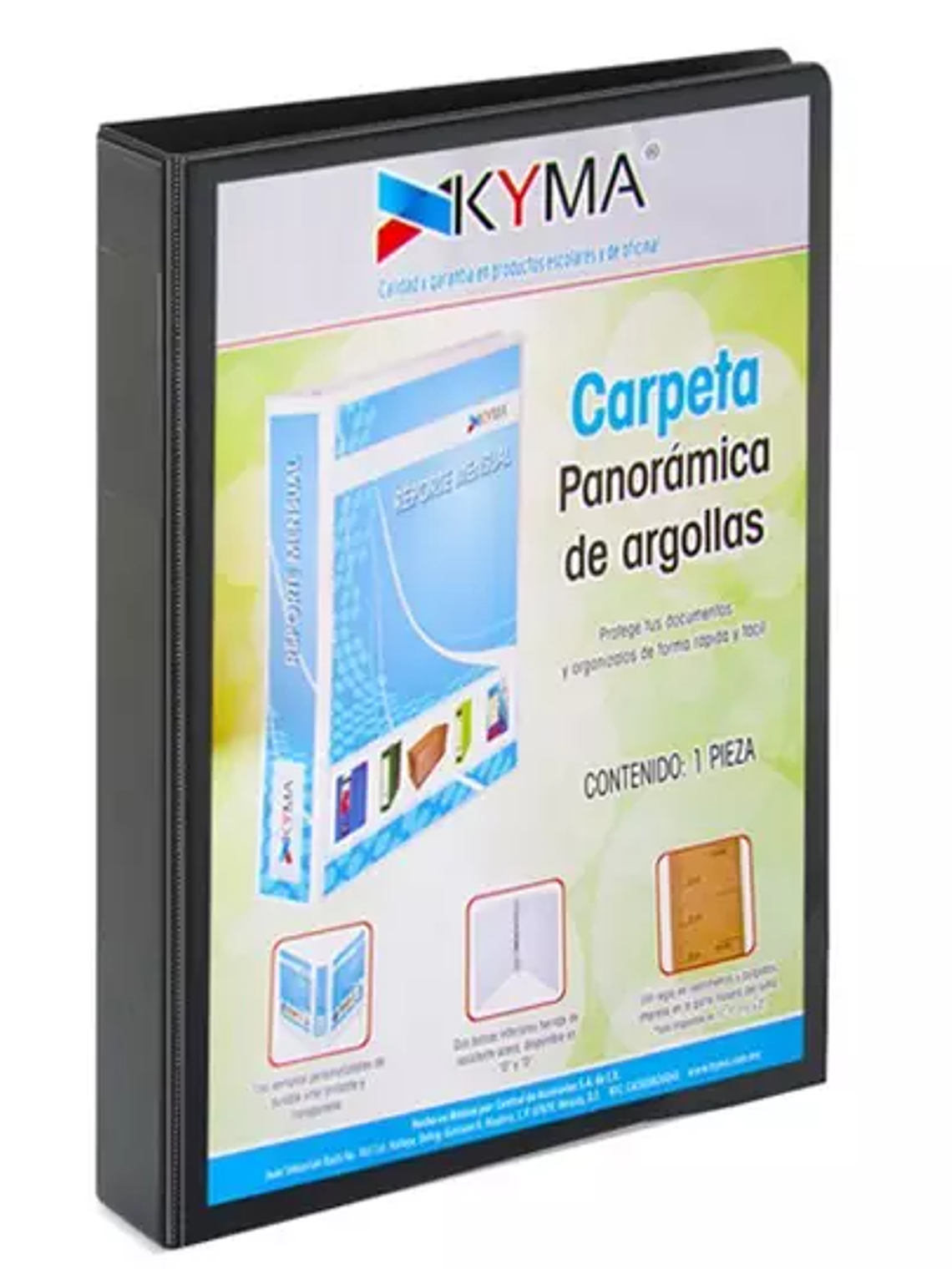 Carpeta KYMA panoramica de vinil 1 pulga 1