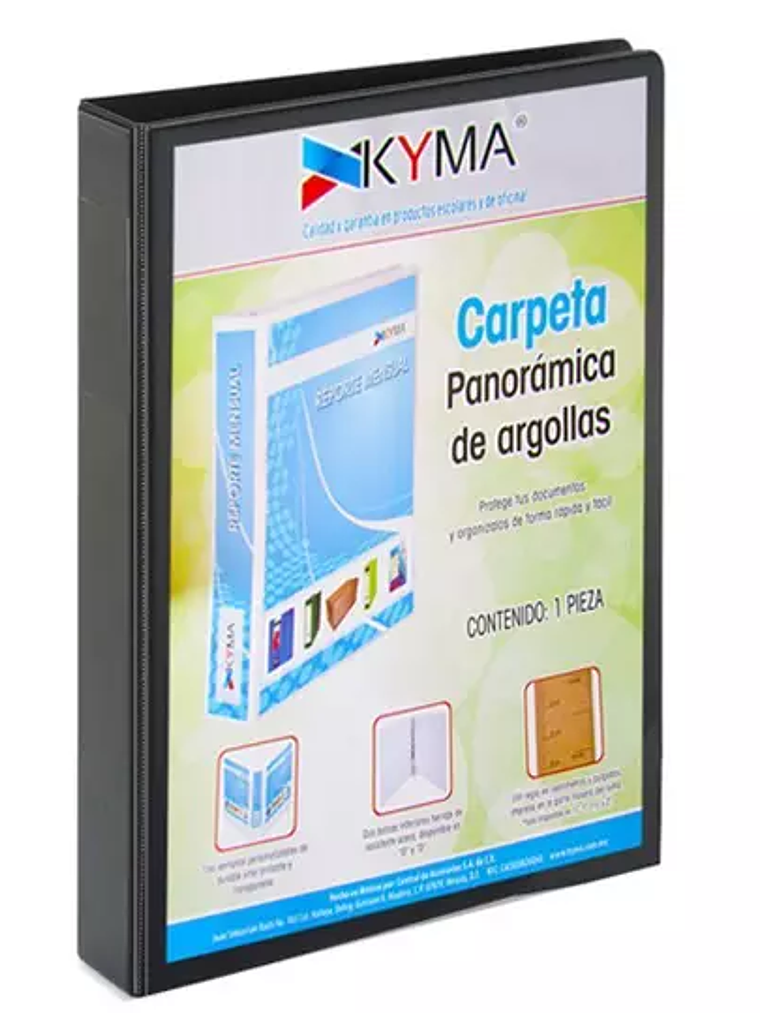 Carpeta KYMA panoramica de vinil 1 pulga 1