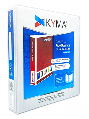 Carpeta panorámica KYMA carta blanca her