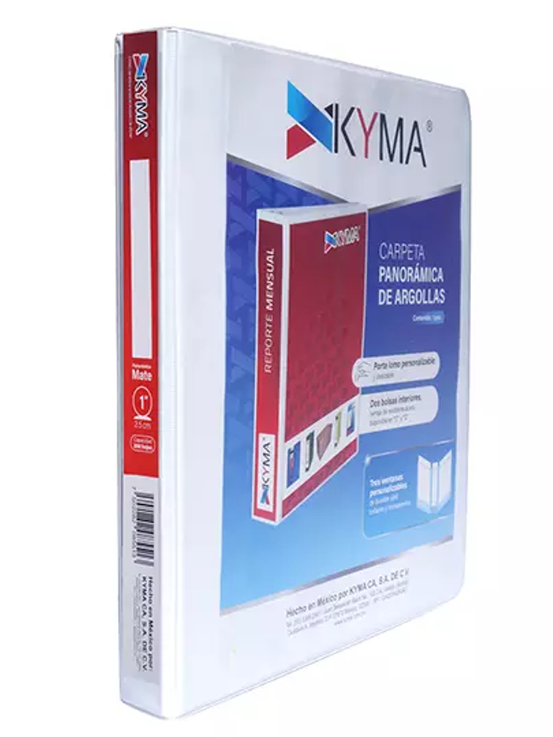 Carpeta Panorámica KYMA carta blanca cub 1