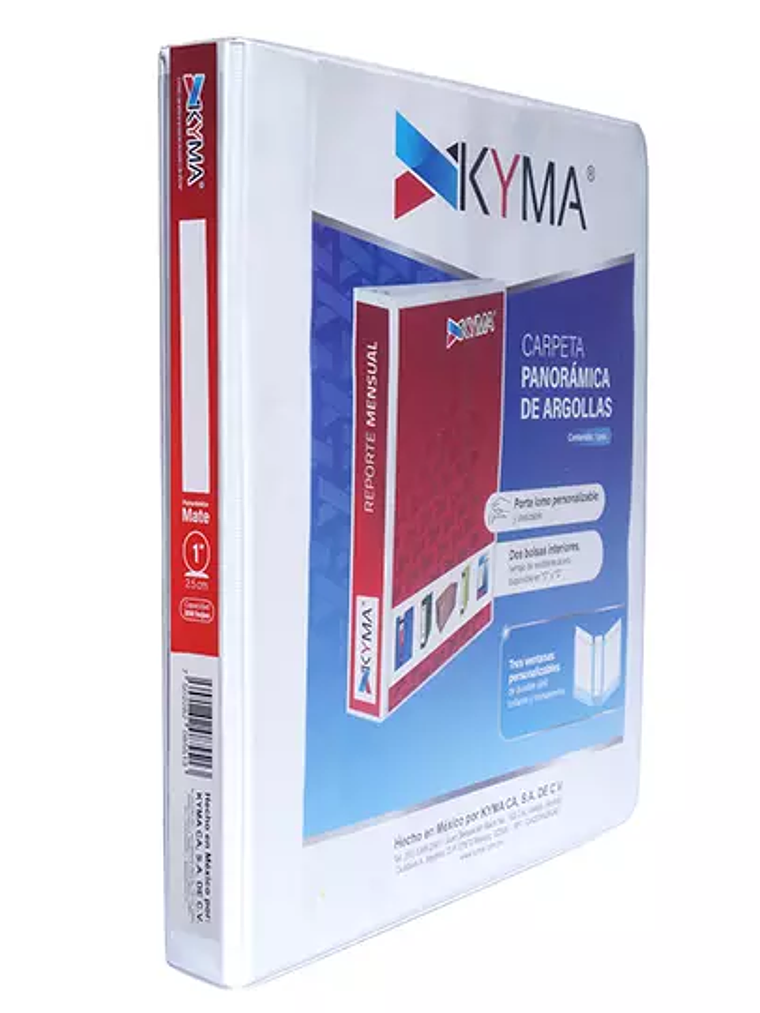 Carpeta Panorámica KYMA carta blanca cub 1