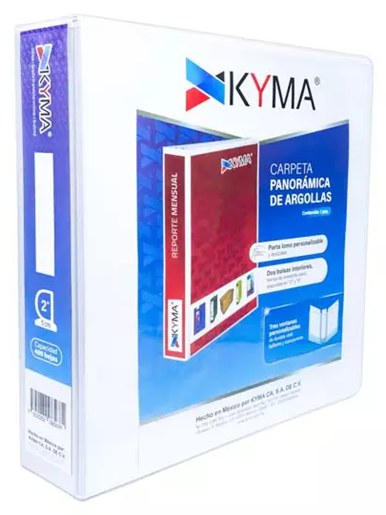 Carpeta panorámica KYMA carta herraje en 1