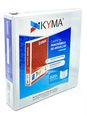 Carpeta Panorámica KYMA Carta Blanca Her