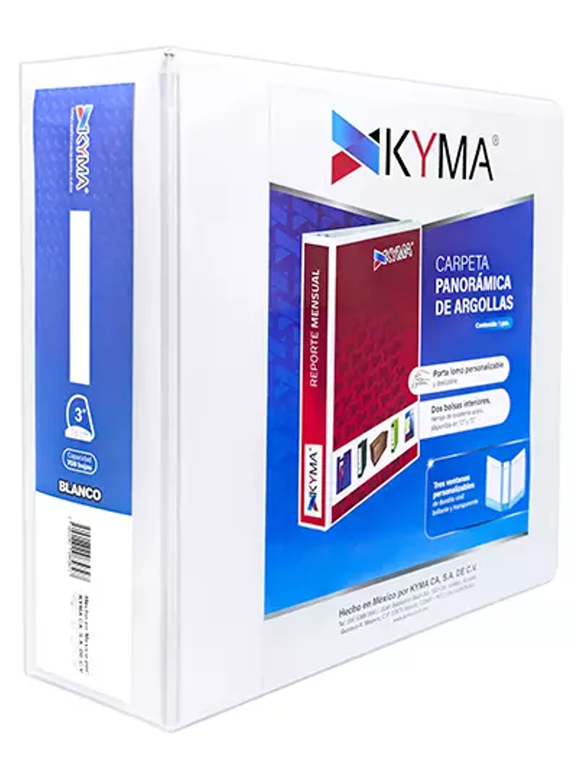 Carpeta panoramica KYMA carta blanca her 1