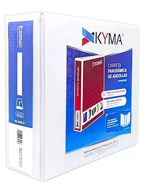 Carpeta panoramica KYMA carta blanca her
