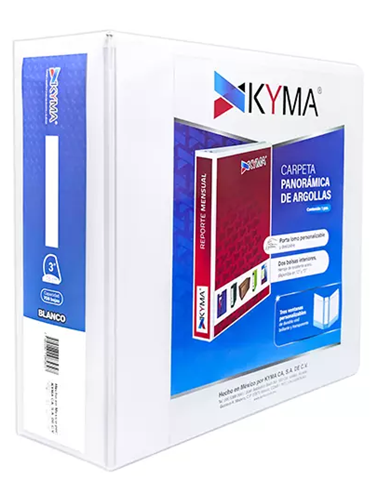 Carpeta panoramica KYMA carta blanca her 1