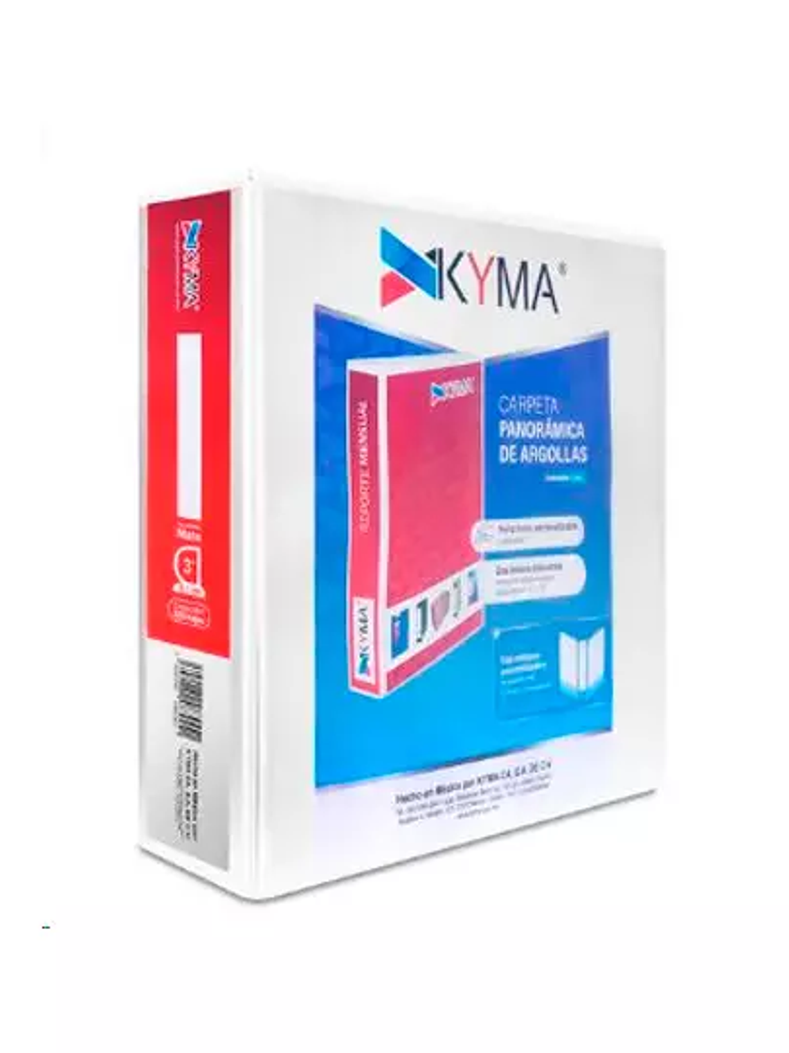 Carpeta Panorámica KYMA Oficio Blanca He 1