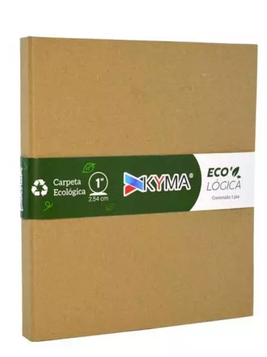 Carpeta KYMA Kraft carta de 1 pulgada he 1