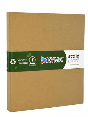 Carpeta KYMA Kraft carta de 1 pulgada he