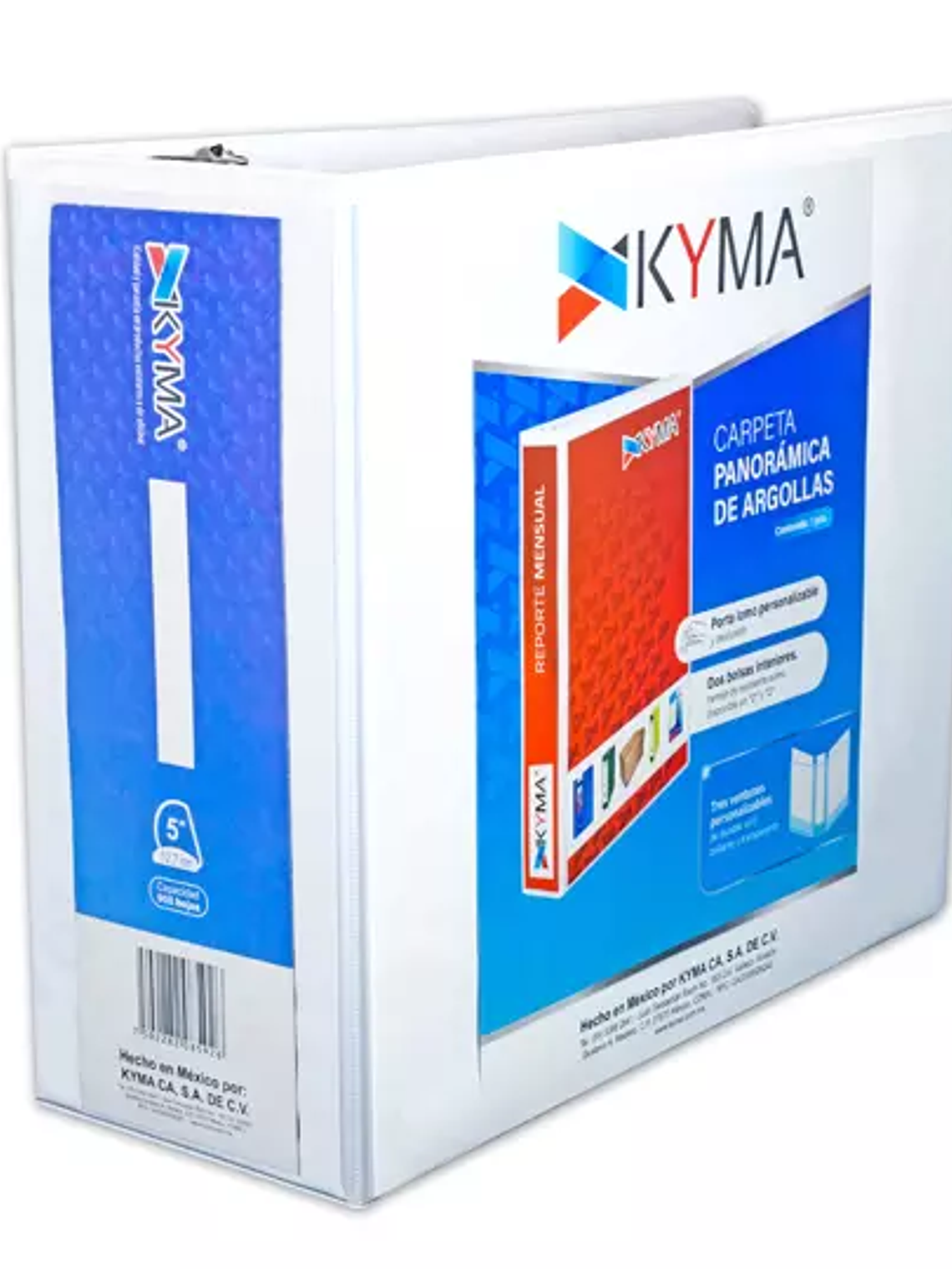 Carpeta panorámica KYMA carta blanca her 1