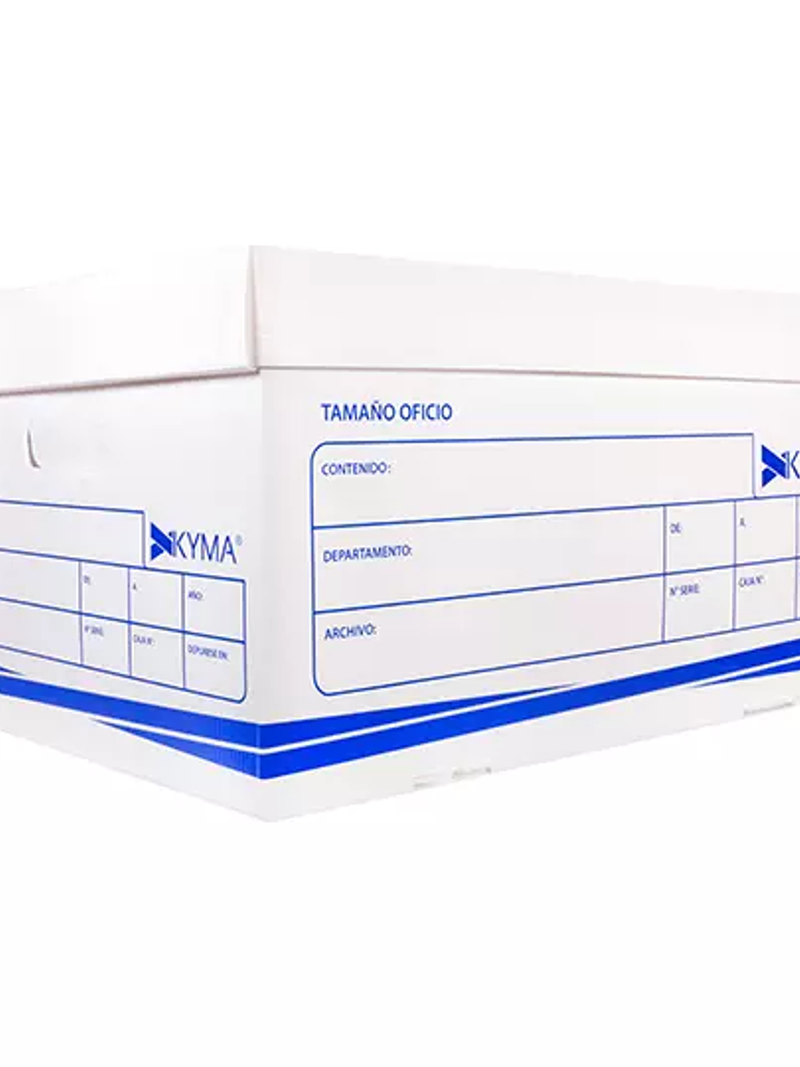 Caja Archivo Plástica KYMA Tamaño Oficio 1
