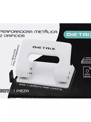 Perforadora metálica Dietrix 2 orificios