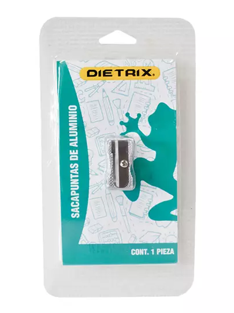 Sacapuntas aluminio Dietrix blíster 1 pi 1