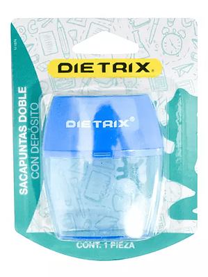 Sacapuntas de plástico DIETRIX  de 2 ori