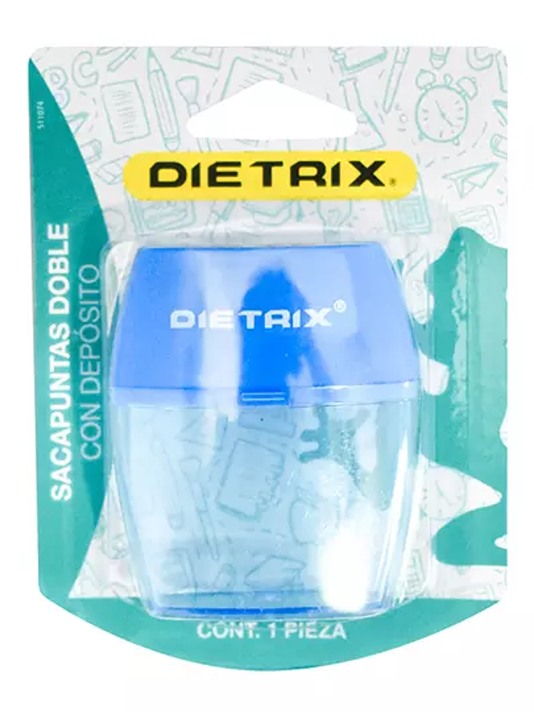 Sacapuntas de plástico DIETRIX  de 2 ori 1