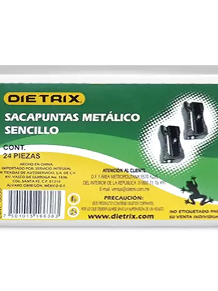 Sacapuntas metálico sencillo Dietrix 24 1