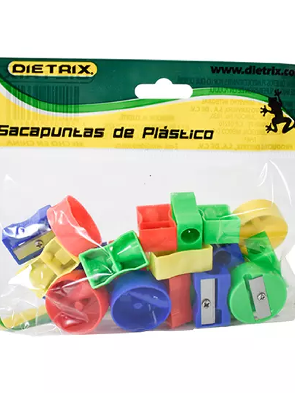 Sacapuntas de plástico Dietrix bolsa con 1