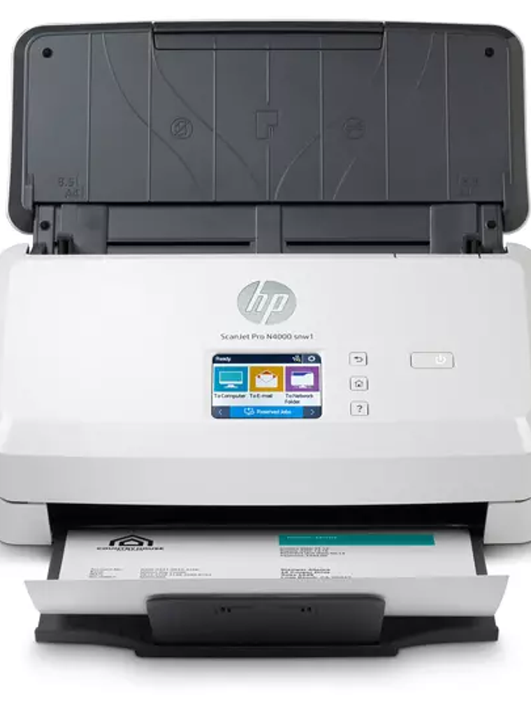 Escáner HP con ADF, ScanJet Pro N4000 SN 1