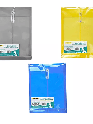 Sobre de plástico con hilo DIETRIX tamañ