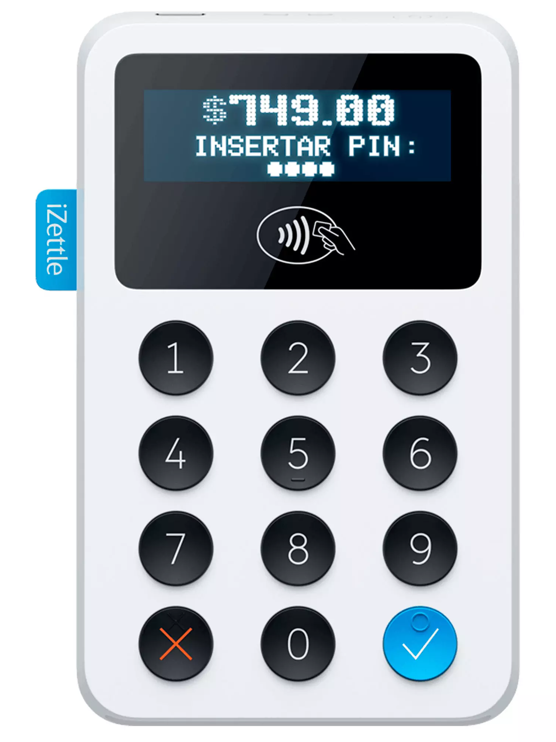 Lector de tarjetas Zettle, Modelo: Z1 1