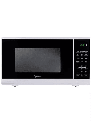 Horno Microondas Midea 0.7 Pies, Negro y