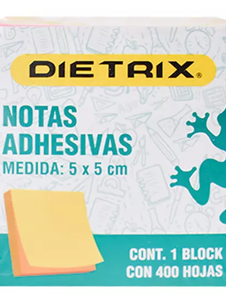 Notas adhesivas Dietrix colores neón de 1