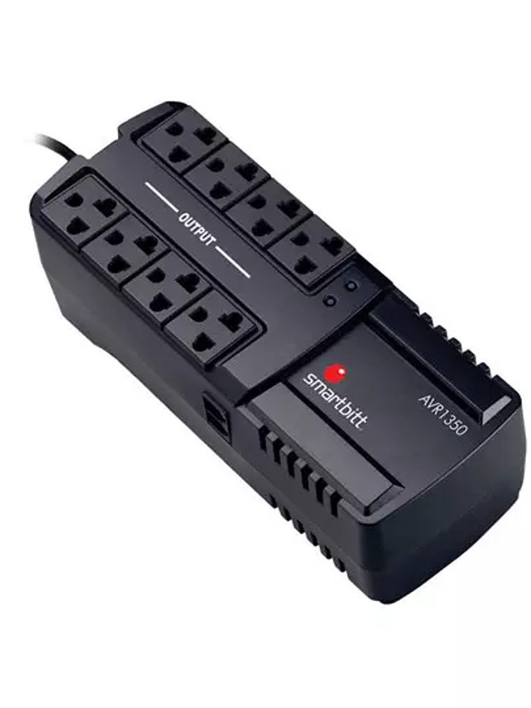 Regulador de Voltaje 1350 VA / 675 W con 1