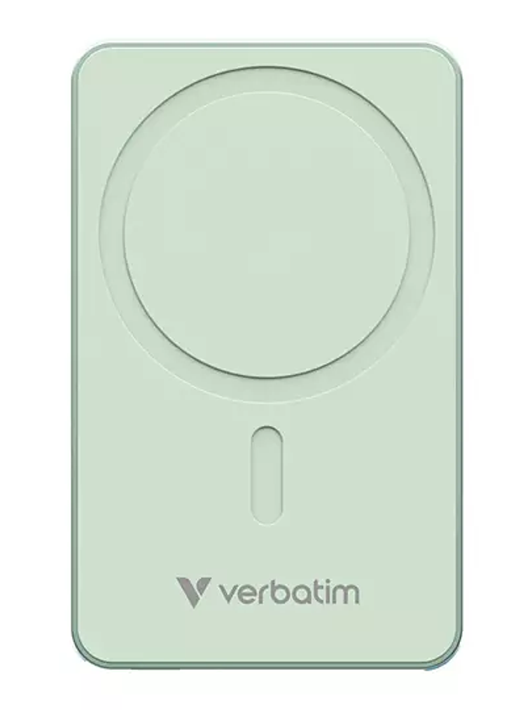 Power Bank Verbatim 5000 mAh  verde con 1