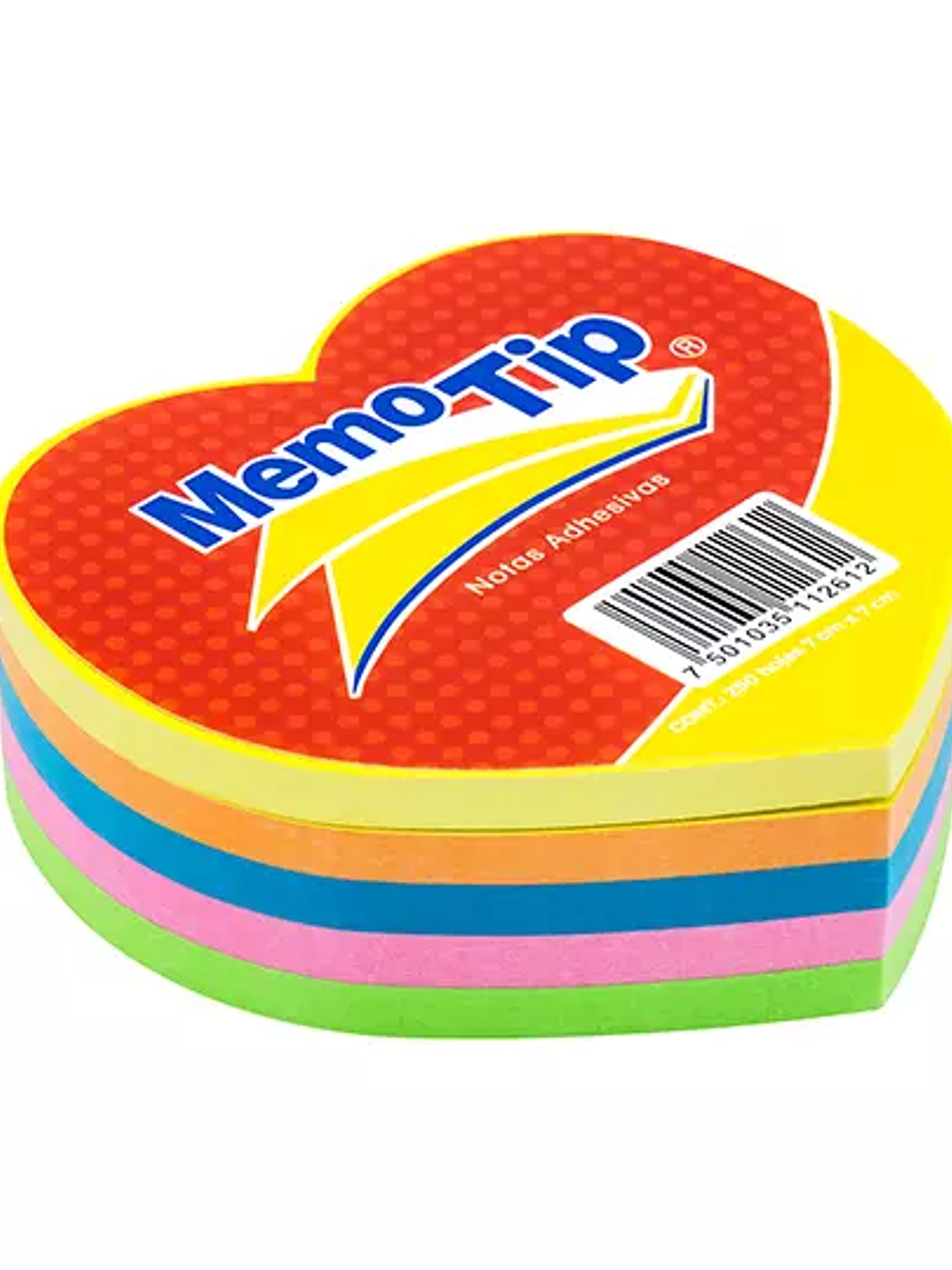 Notas Adhesivas Memo Tip forma corazon c 1