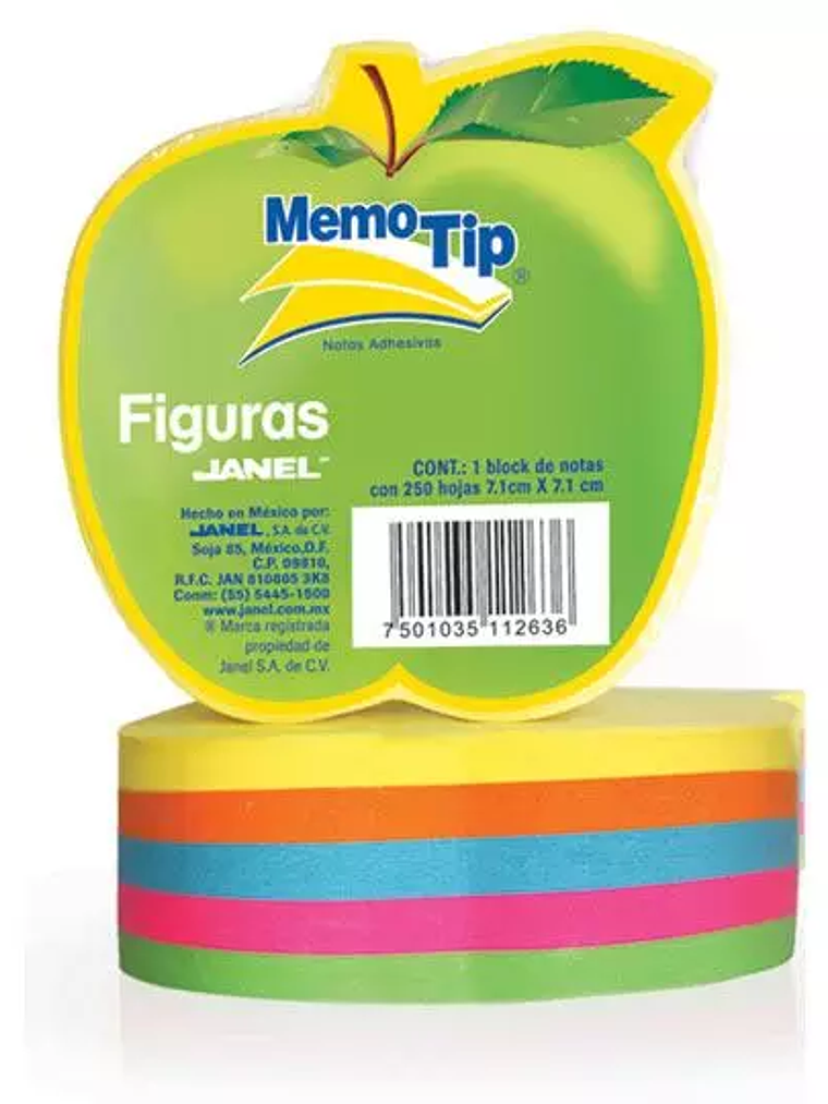 Notas Adhesivas Memo Tip forma manzana 1