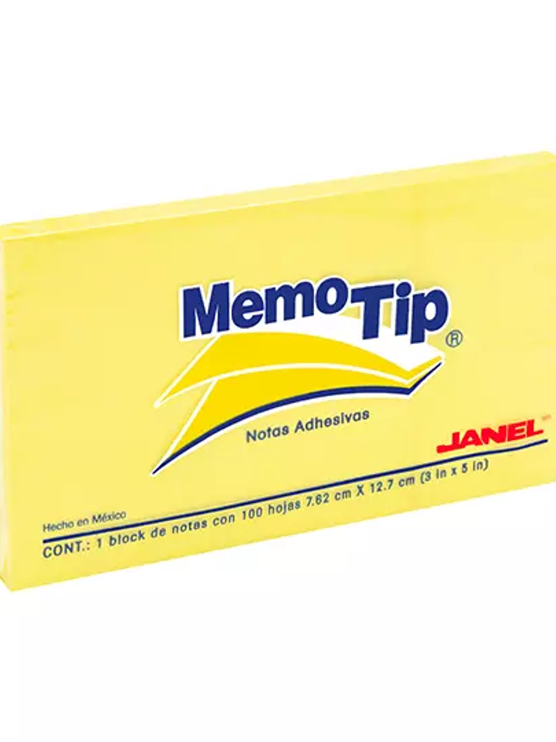 Notas Adhesivas Memo Tip amarillo 3x5 pu 1