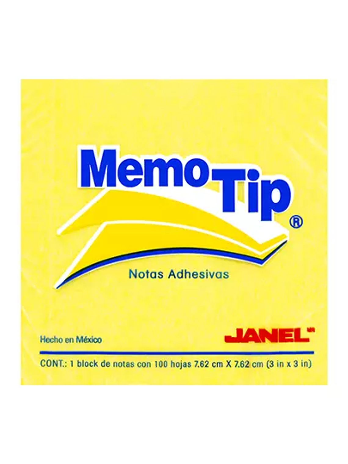 Notas Adhesivas Memo Tip amarillo 3x3 pu 1