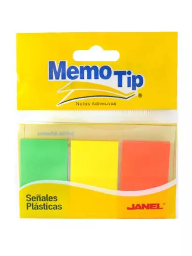 Señales plasticas memo tip 3 colores 1