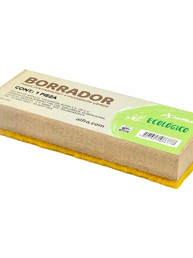 Borrador para pizarrón Alfra grande ecol 1