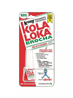 pegamento instantáneo KOLA LOKA brocha 5