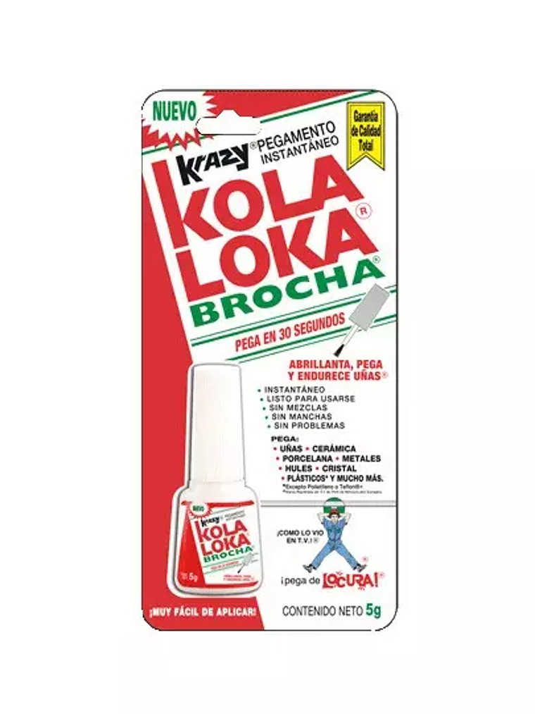 pegamento instantáneo KOLA LOKA brocha 5 1