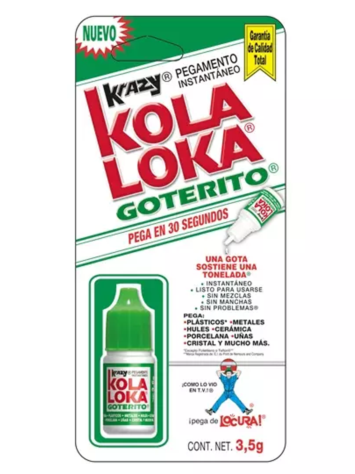pegamento instantáneo KOLA LOKA gotero 3 1