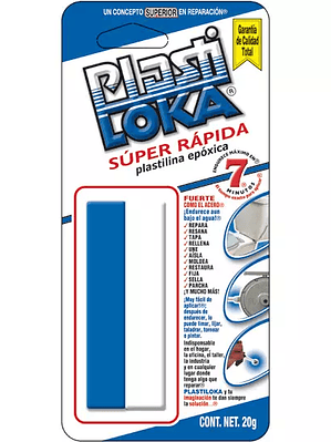 PLASTILOKA súper rápida 20 gramos plasti