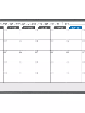 Pintarrón planeador mensual Master Board