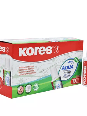 Corrector liquido en brocha Kores, 20 gr