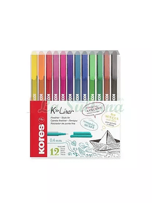 Rotuladores Kores K-Liner punto 0.4 estu