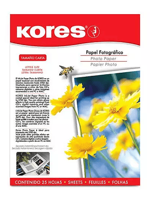 Papel fotográfico KORES Photo Glossy tam