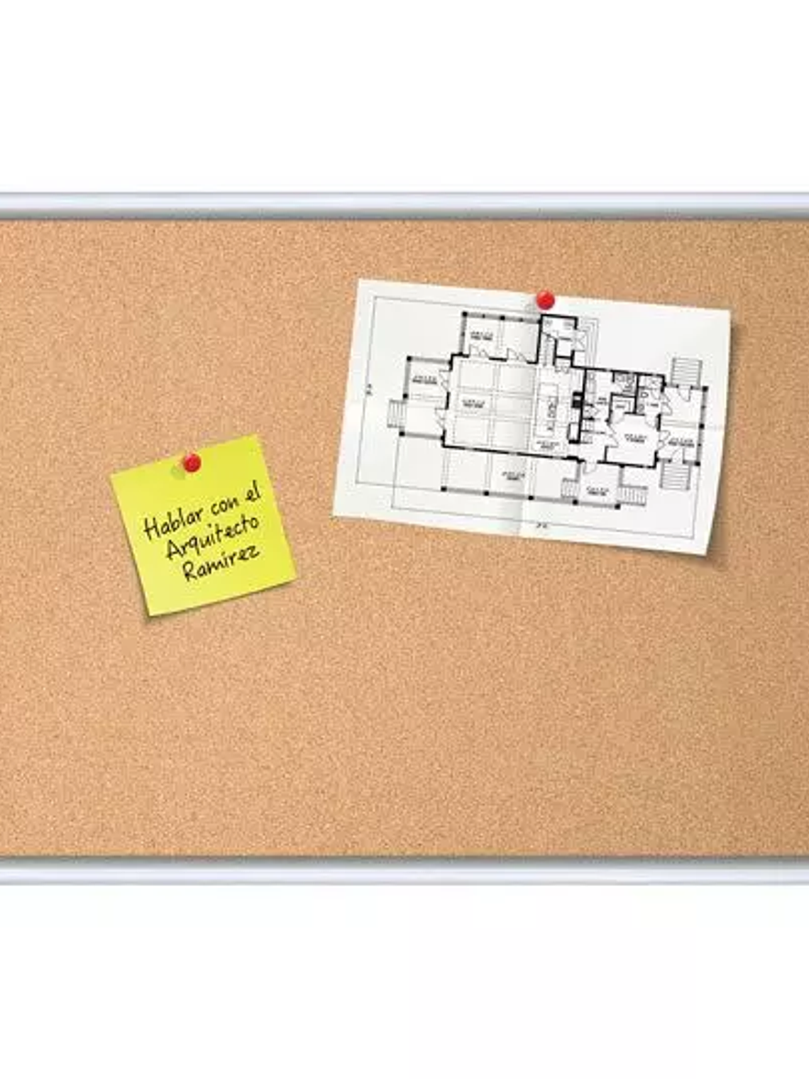 Tablero de corcho Clássico Alfra 30 x 40 1