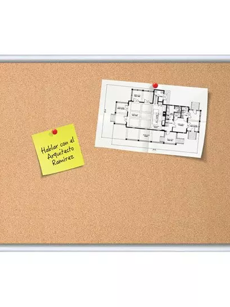 Tablero de corcho Clássico Alfra 30 x 40 1